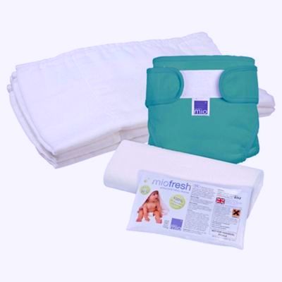 BambinoMio Miotrial Mähkmekate+mähe+absorbeeruv mähe Meresinine 7-9kg 3in1