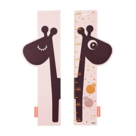 Mõõdupuu Height measurer Done by Deer Kaelkirjak Raffi, Roosa seinale riputatav