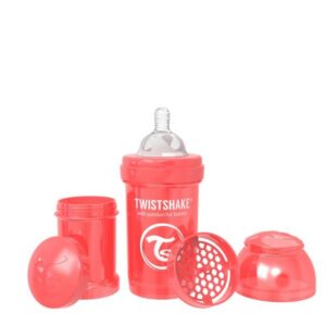 Twistshake koolikutevastane lutipudel 180ml Pearl Red Pearl Red