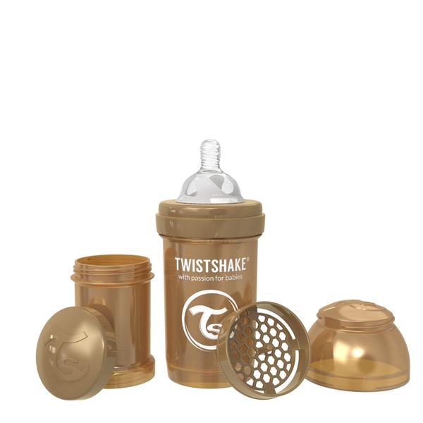 Twistshake koolikutevastane lutipudel 180ml Pearl Copper