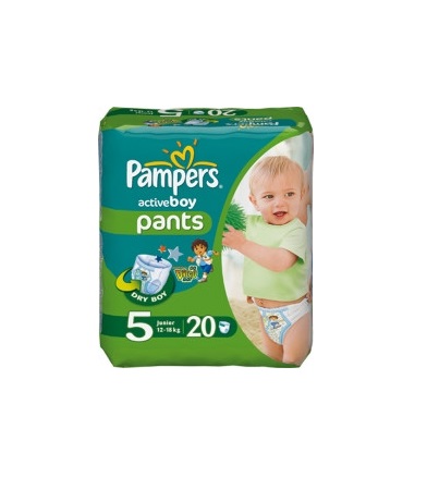 Pampers püksid N5 Boy 12-18kg LG CP 20tk LÕPUMÜÜK!!!