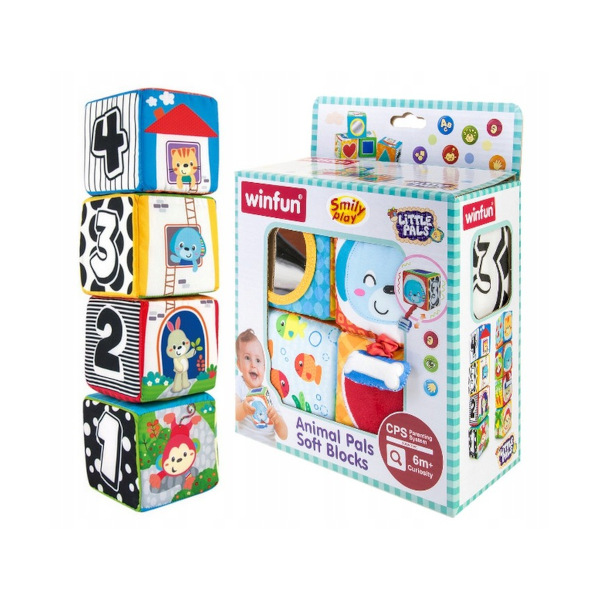 WinFun – Animal Palsi Pehmed Plokid beebile 6+kuust