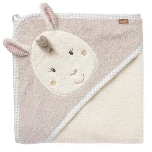 Vannilina kapuutsiga 80x80cm  Laama Baby Fehn