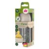 nip® Cherry Green laia kaelaga klaasist lutipudel, koolikutevastane ja keskmise vooluga (vanusele 0+) toon Beige 240ml – pilt 4