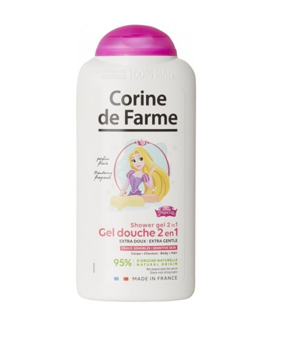 Rapuntzel dushigeel/shampoon 2in1  300ml Corin de farme