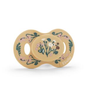 Lutt Pacifier – Golden Vintage Flower Soothers Mustard/Multi 3+kuud Elodie Details