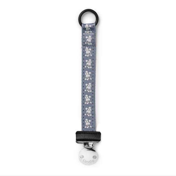 Elodie Details Pacifier Clip – Rebel Poodle Paul Soother Clips Blue/White One Size lutipael