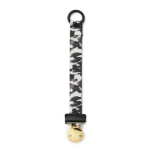 Elodie Details Pacifier Clip – Wild Paris Soother Clips Black/White/Grey One Size lutipael