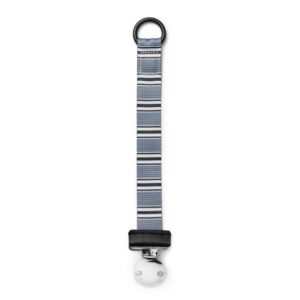 Elodie Details Pacifier Clip -Sandy Stripe Soother Clips Blue/Black/Sand  One Size lutipael