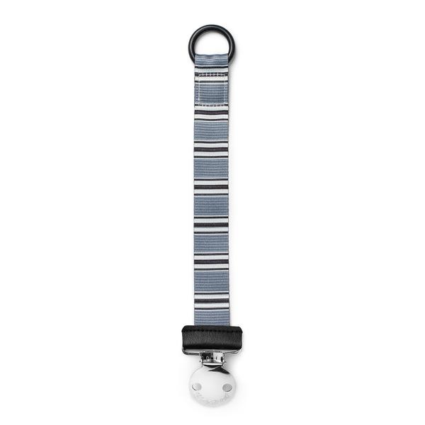 Elodie Details Pacifier Clip -Sandy Stripe Soother Clips Blue/Black/Sand  One Size lutipael