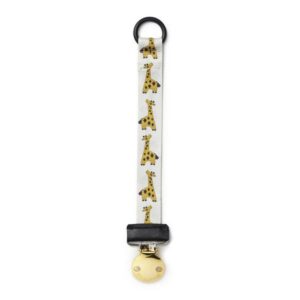 Elodie Details Pacifier Clip -Kindly Konrad Soother Clips Greige/Gold lutipael