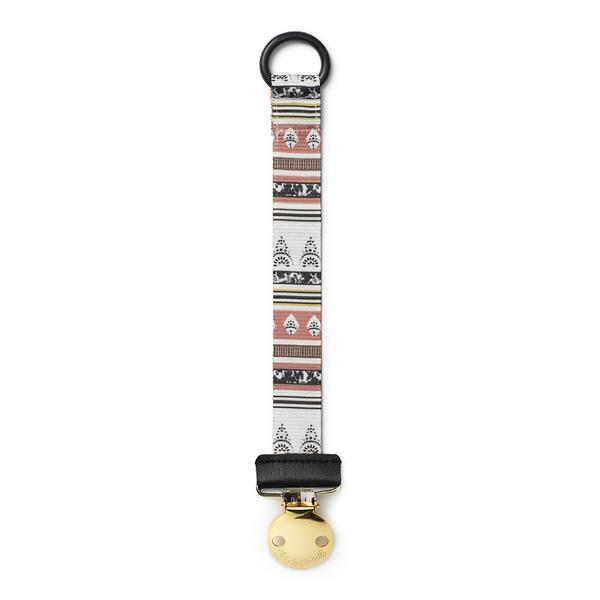 Elodie Details Pacifier Clip -Desert Weaves Soother Clips White/Pink/Mix lutipael