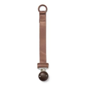 Elodie Details Pacifier Clip -Chocolate Soother Clips Chocolate One Size lutipael