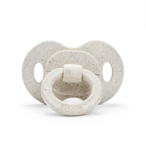 Lutt – Bamboo Pacifier –  Lily White Lily White 3+kuud ümar lateks Elodie Details pambusest