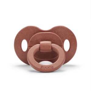 Lutt – Bamboo Pacifier – Burned Clay Burned Clay 3+kuud ümar lateks Elodie Details pambusest