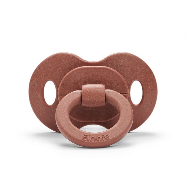 Lutt – Bamboo Pacifier – Burned Clay Burned Clay 3+kuud ümar lateks Elodie Details pambusest