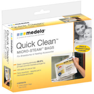 QUICK CLEAN MICRO-STEAM STERILISEERIMISKOTID 5kotti/1pakk 008.0041 Medela