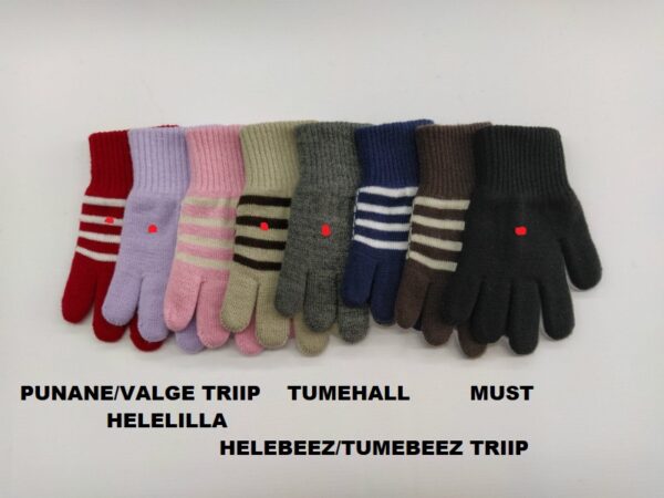 Sõrmikud lapsele kootud, topeltkihiga TELTEKSA  12-13cm (4-6aastasele) 212522