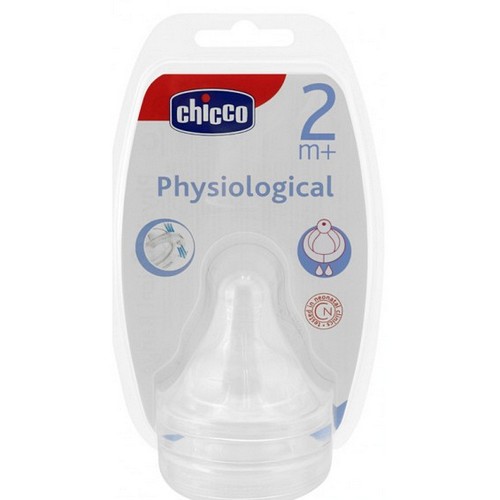 PUDELILUTT 2+kuud silikoon Physiological 2tk Chicco