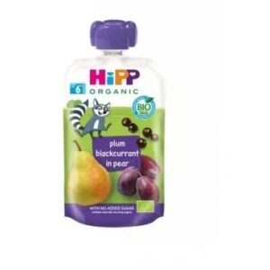HIPP pirnipüree ploomi ja mustasõstraga 6.kuust 3x100g (1tuub-2,00eur)
