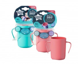 TOMMEE TIPPEE harjutustass käepidemetega 360` 6+kuud 200ml 44721017