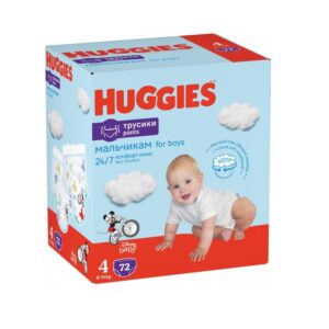 Huggies püksmähkmed Pants 4 Box Boy 9-14kg 72tk