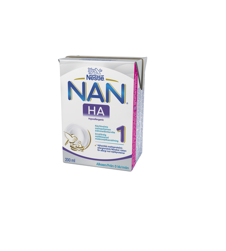 Nan HA 1 piimajook (piimasegu) 200 ml, alates sünnist