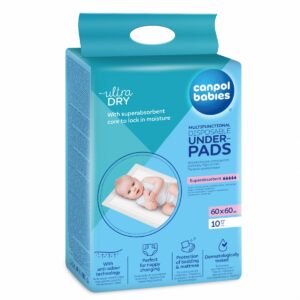 Voodikaitselina 60x60cm CANPOL BABIES Multifunktsionaalsed 10 tk 78/006
