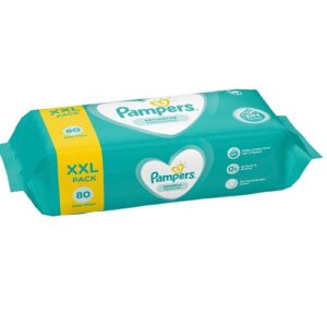 Niisked salvrätikud Pampers Sensitive 80tk