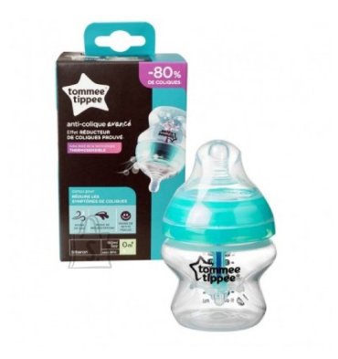 Tommee Tippee  Closer to Nature® anti-koolik lutipudel 150ml kuumatundliku toruga 42240575