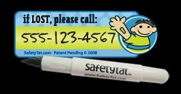 Poisi tatoo komplekt SAFETY 6TK PAKIS TURVAKLEEPS