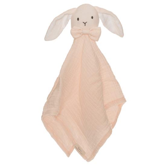 Teddykompaniet musliinist kaisutekk Jänes 40x40cm, baby pink