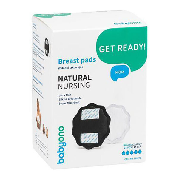 BabyOno Natural Nursing rinnapadjad/rinnahoidjakaitsmed 24tk  Must