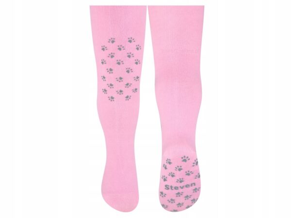 Sukkpüksid topelt ABS-iga Cotton Candy by Steven roosad/hallid käpa stopperid 92-98cm