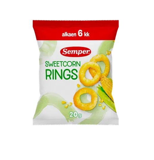 Semper maisisnäkid, ökoloogiline 6+kuust 20g