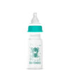 BABOO® Anti-koolikute borosilikaatklaasist lutipudel kitsa kaelaga meditsiinilisest silikoonist lutiga 3+ kuud, 240 ml – pilt 2