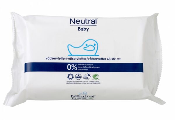 Neutral Baby salvrätid 63tk