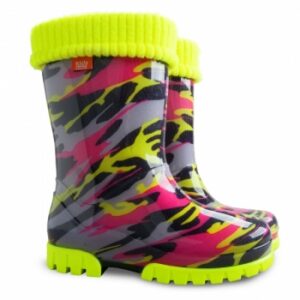 KUMMIKUD TWISTER LUX FLUO VOODRIGA 26/27 NEOON- PUNANE/KOLLASEGA