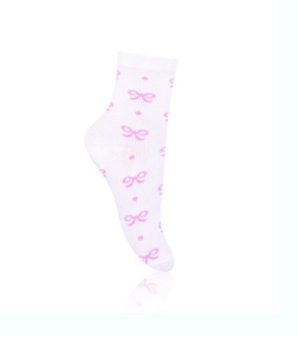 Steven Cotton Candy laste bambussokid 29-31 Valged lipsuga