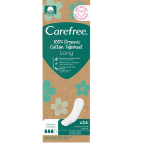 Carefree pesukaitse Organic Long 24 tk