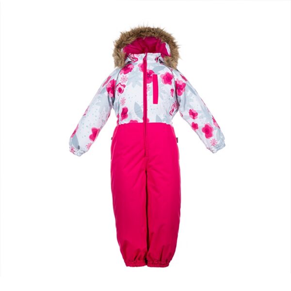 KOMBINESOON WILLY 31900030 valge mustriga/fuksia-81920 HUPPA