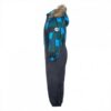 Laste kombinesoon 31900030 WILLY, petrooliumroheline mustriga/tumehall-92766 – pilt 2