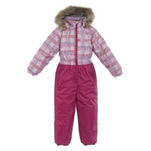 Kombinesoon WILLY 3190CW00 303-roosa ruut/fuksia 104cm Huppa