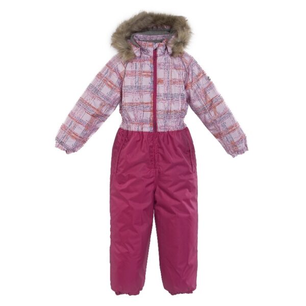 Kombinesoon WILLY 3190CW00 303-roosa ruut/fuksia 104cm Huppa