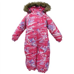 Kombinesoon KEIRA 319200030 fuksia mustriga-71163 Huppa
