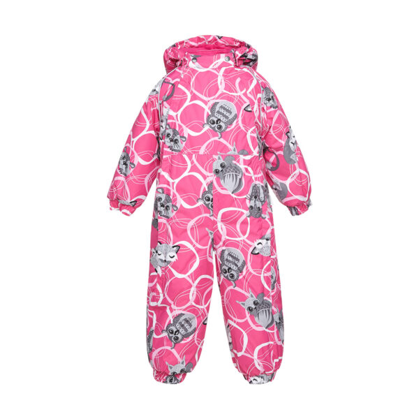 Kombinesoon KEIRA 1 31920120 200g soojustus fuksia mustriga-23263 Huppa
