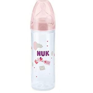 Nuk FC lutipudel 250ml 6-18kuud silikoon lutiga Roosa Tibu love