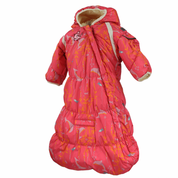 Väikelaste magamiskott 3203CS12 EDEN, 833-korall mustriga  Huppa soojustus 160g