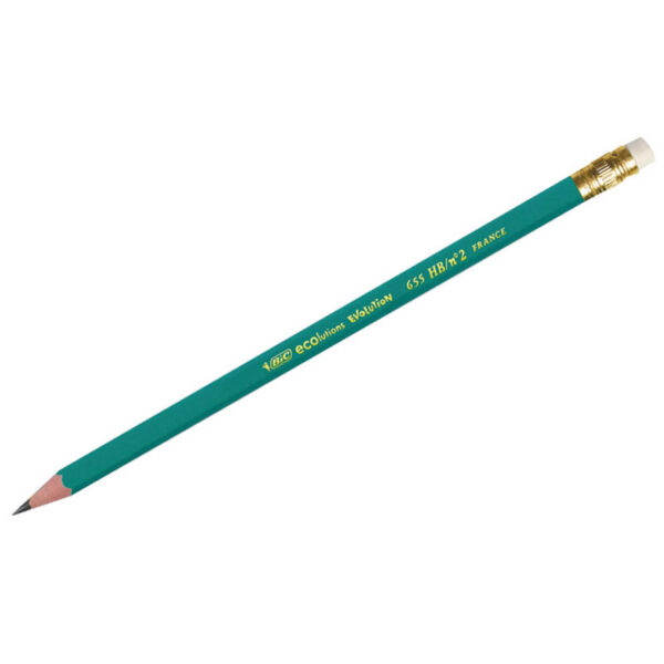 Harilikpliiats kustutuskummiga BIC Evolution 1tk HB