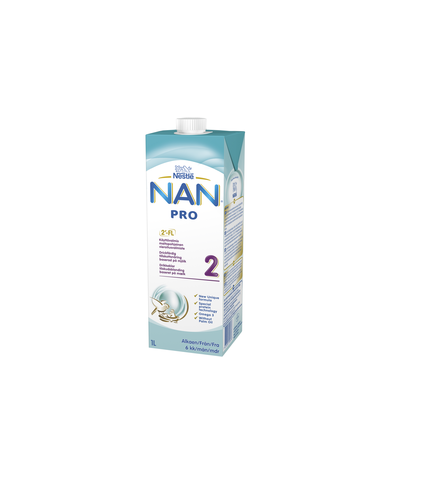 Nan Pro 2 jätkupiimajook (piimasegu) 1000 ml, alates 6-elukuust